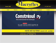 Tablet Screenshot of macroflex.net